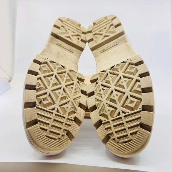 Converse Chuck Taylor All Star Lugged Women's 7 Beige Platform Shoes Hi High Top - Picture 6 of 7